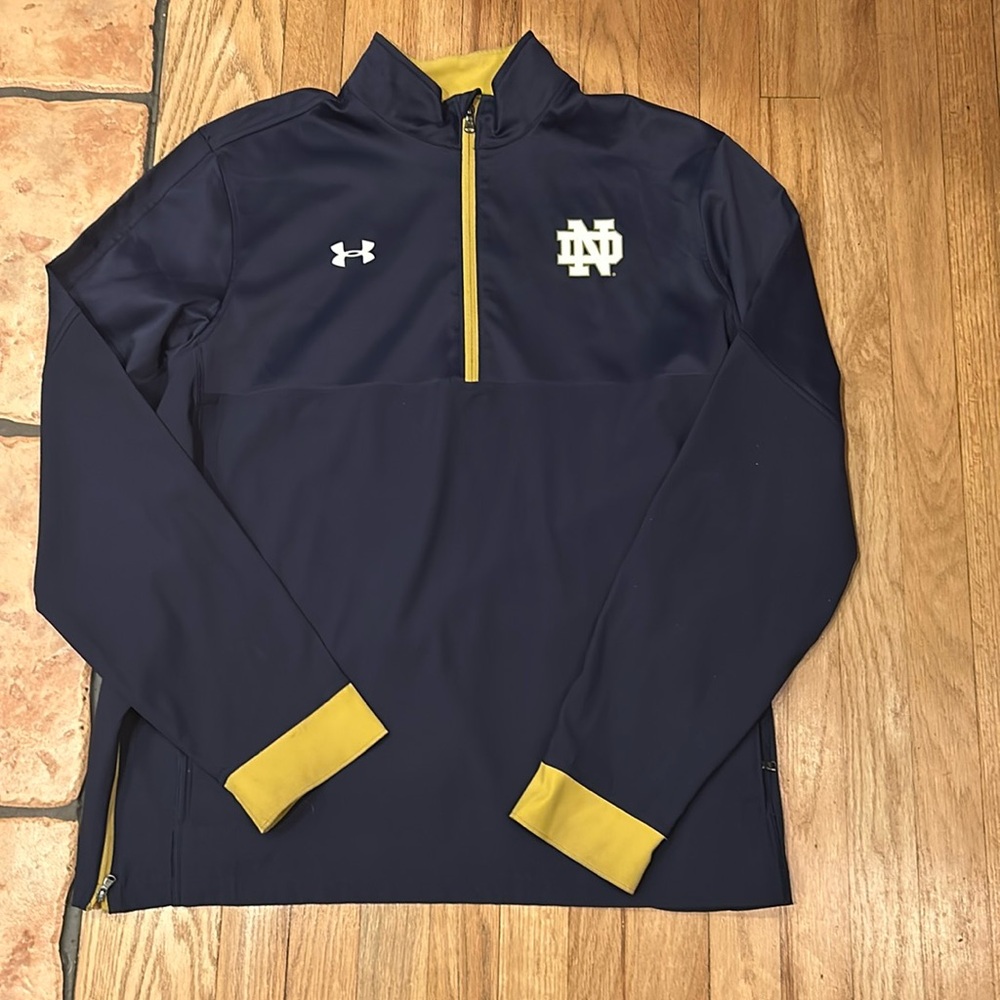 Under armour: quarter zip long sleeve Notre dame